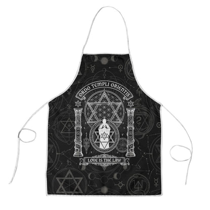Ordo Templi Orientis Occult Symbolism Apron Esoteric Alchemy Sacred Geometry Black
