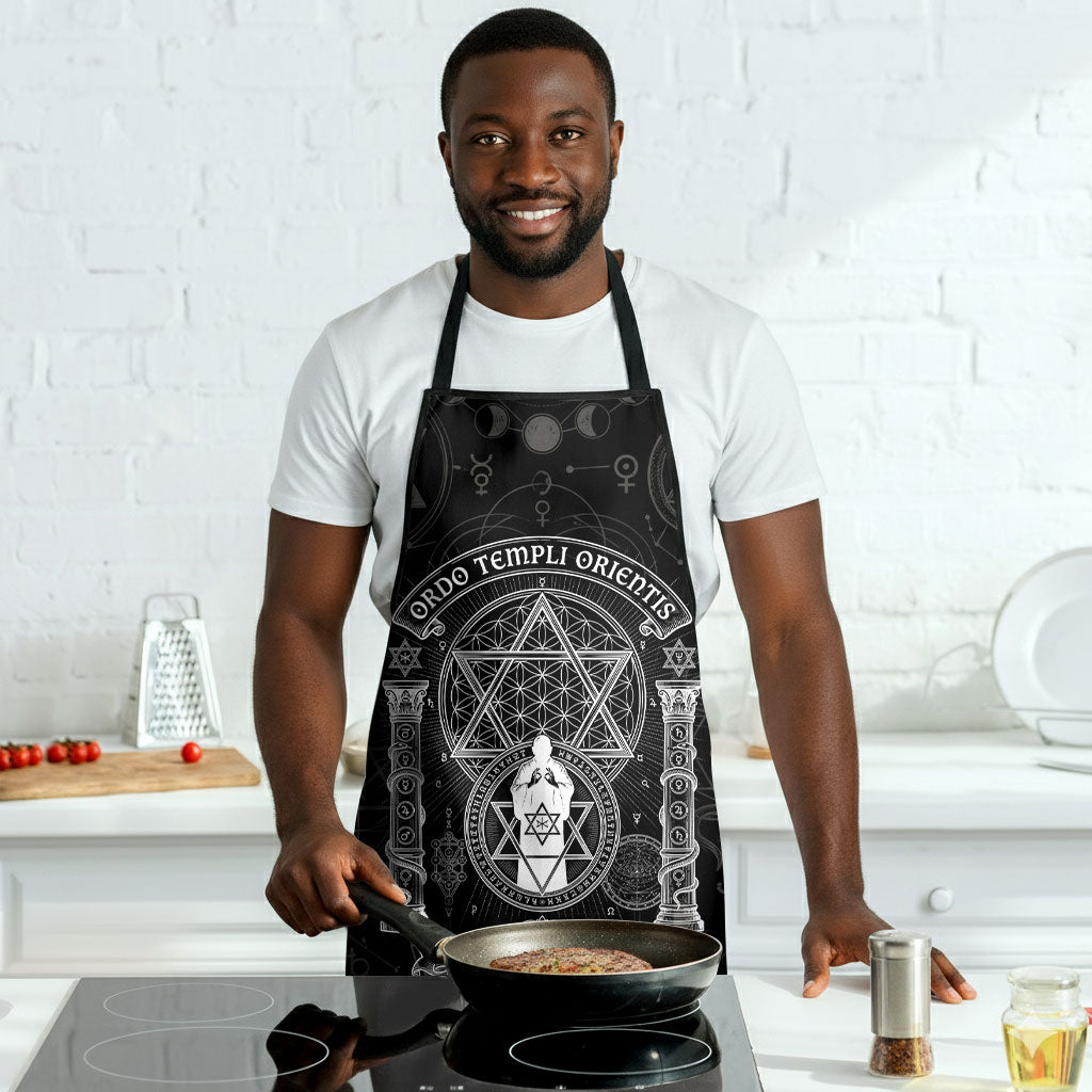 Ordo Templi Orientis Occult Symbolism Apron Esoteric Alchemy Sacred Geometry Black