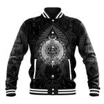 Ordo Templi Orientis Occult Symbolism Baseball Jacket Esoteric Alchemy Sacred Geometry Black