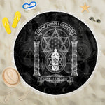 Ordo Templi Orientis Occult Symbolism Beach Blanket Esoteric Alchemy Sacred Geometry Black