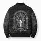 Ordo Templi Orientis Occult Symbolism Bomber Puffer Jacket Esoteric Alchemy Sacred Geometry Black