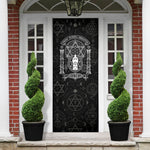 Ordo Templi Orientis Occult Symbolism Door Cover Esoteric Alchemy Sacred Geometry Black