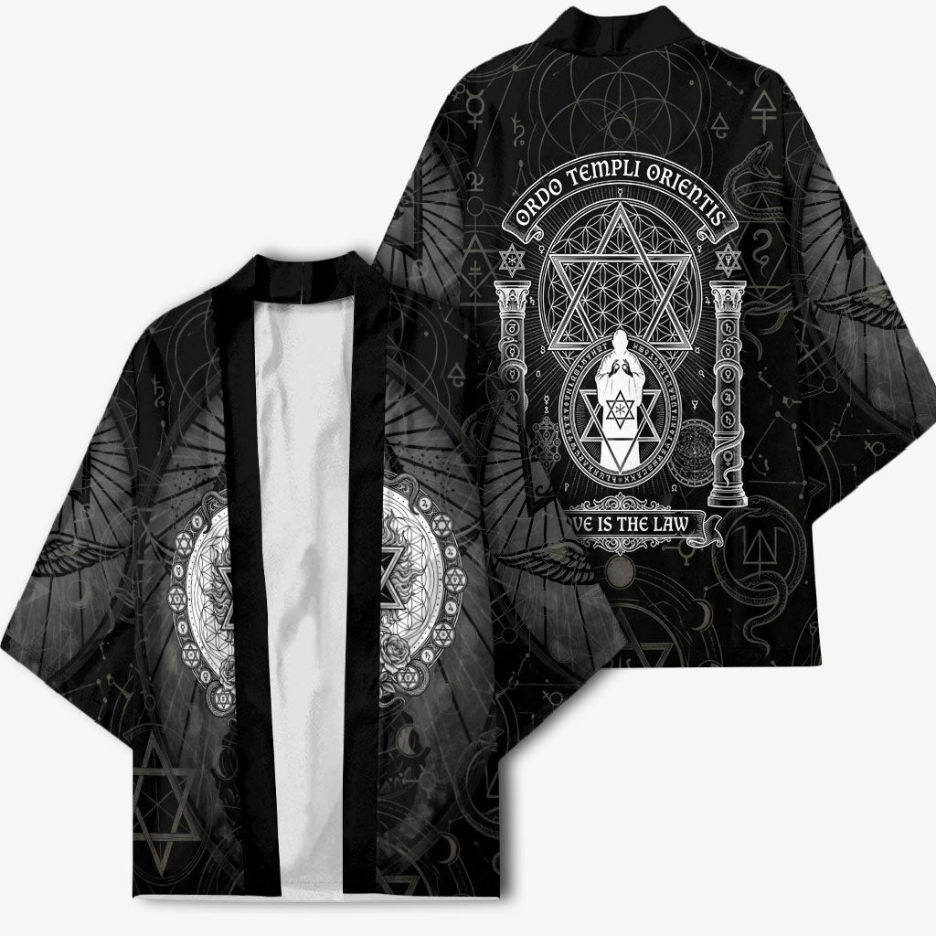 Ordo Templi Orientis Occult Symbolism Kimono Esoteric Alchemy Sacred Geometry Black