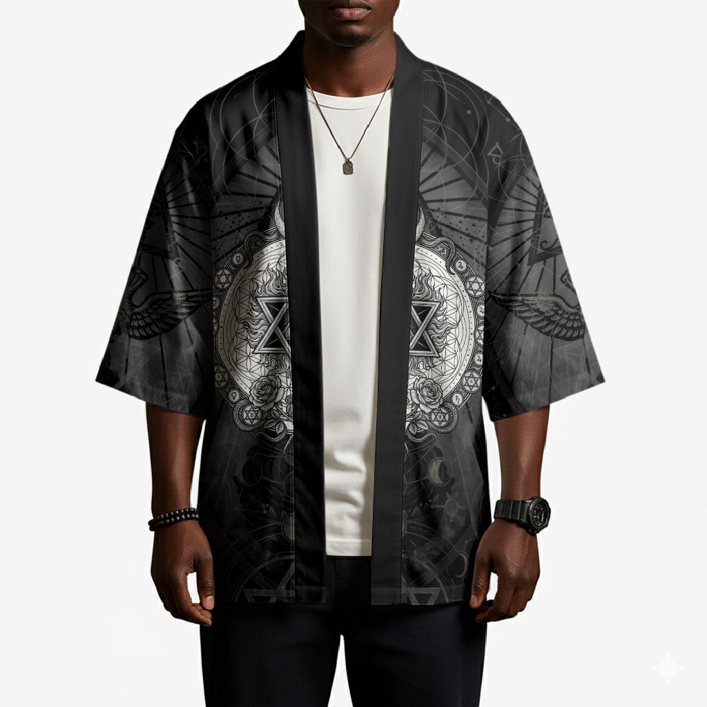 Ordo Templi Orientis Occult Symbolism Kimono Esoteric Alchemy Sacred Geometry Black