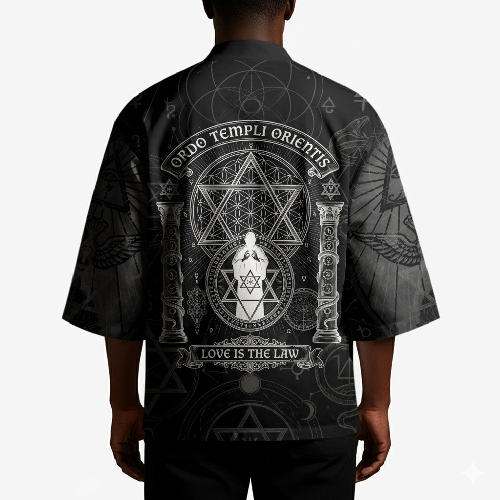 Ordo Templi Orientis Occult Symbolism Kimono Esoteric Alchemy Sacred Geometry Black