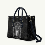 Ordo Templi Orientis Occult Symbolism Leather Bag Esoteric Alchemy Sacred Geometry Black