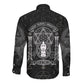 Ordo Templi Orientis Occult Symbolism Long Sleeve Button Shirt Esoteric Alchemy Sacred Geometry Black