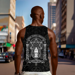 Ordo Templi Orientis Occult Symbolism Men Tank Top Esoteric Alchemy Sacred Geometry Black