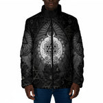 Ordo Templi Orientis Occult Symbolism Padded Jacket Esoteric Alchemy Sacred Geometry Black
