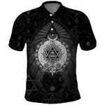 Ordo Templi Orientis Occult Symbolism Polo Shirt Esoteric Alchemy Sacred Geometry Black
