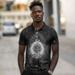 Ordo Templi Orientis Occult Symbolism Polo Shirt Esoteric Alchemy Sacred Geometry Black