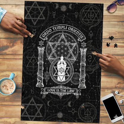 Ordo Templi Orientis Occult Symbolism Puzzle Esoteric Alchemy Sacred Geometry Black