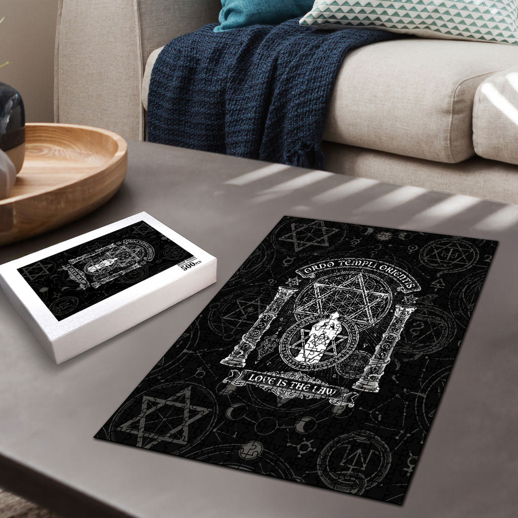 Ordo Templi Orientis Occult Symbolism Puzzle Esoteric Alchemy Sacred Geometry Black