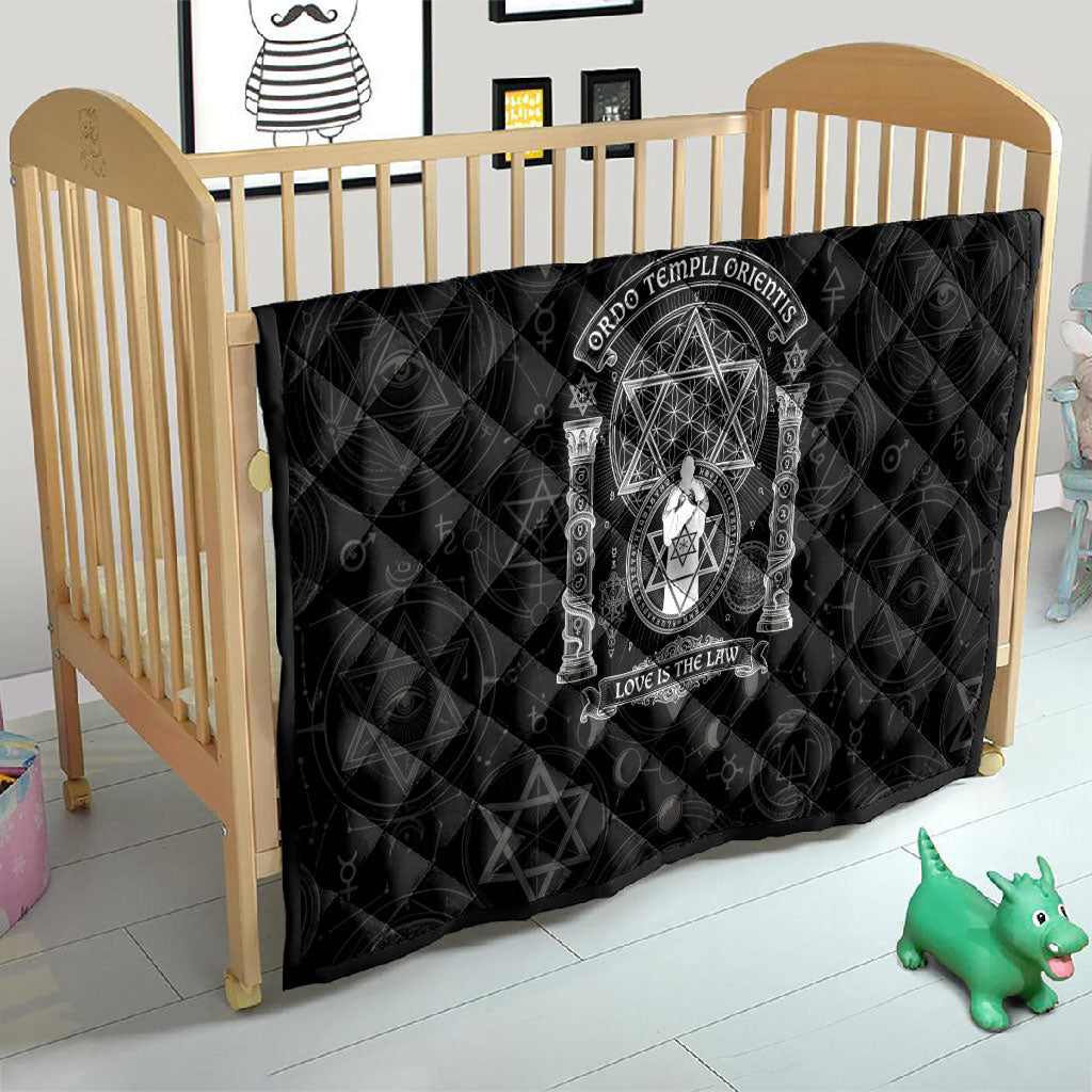 Ordo Templi Orientis Occult Symbolism Quilt Esoteric Alchemy Sacred Geometry Black