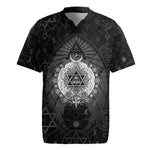Ordo Templi Orientis Occult Symbolism Rugby Jersey Esoteric Alchemy Sacred Geometry Black