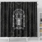 Ordo Templi Orientis Occult Symbolism Shower Curtain Esoteric Alchemy Sacred Geometry Black