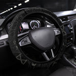 Ordo Templi Orientis Occult Symbolism Steering Wheel Cover Esoteric Alchemy Sacred Geometry Black