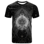 Ordo Templi Orientis Occult Symbolism T shirt Esoteric Alchemy Sacred Geometry Black