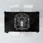 Ordo Templi Orientis Occult Symbolism Tablecloth Esoteric Alchemy Sacred Geometry Black