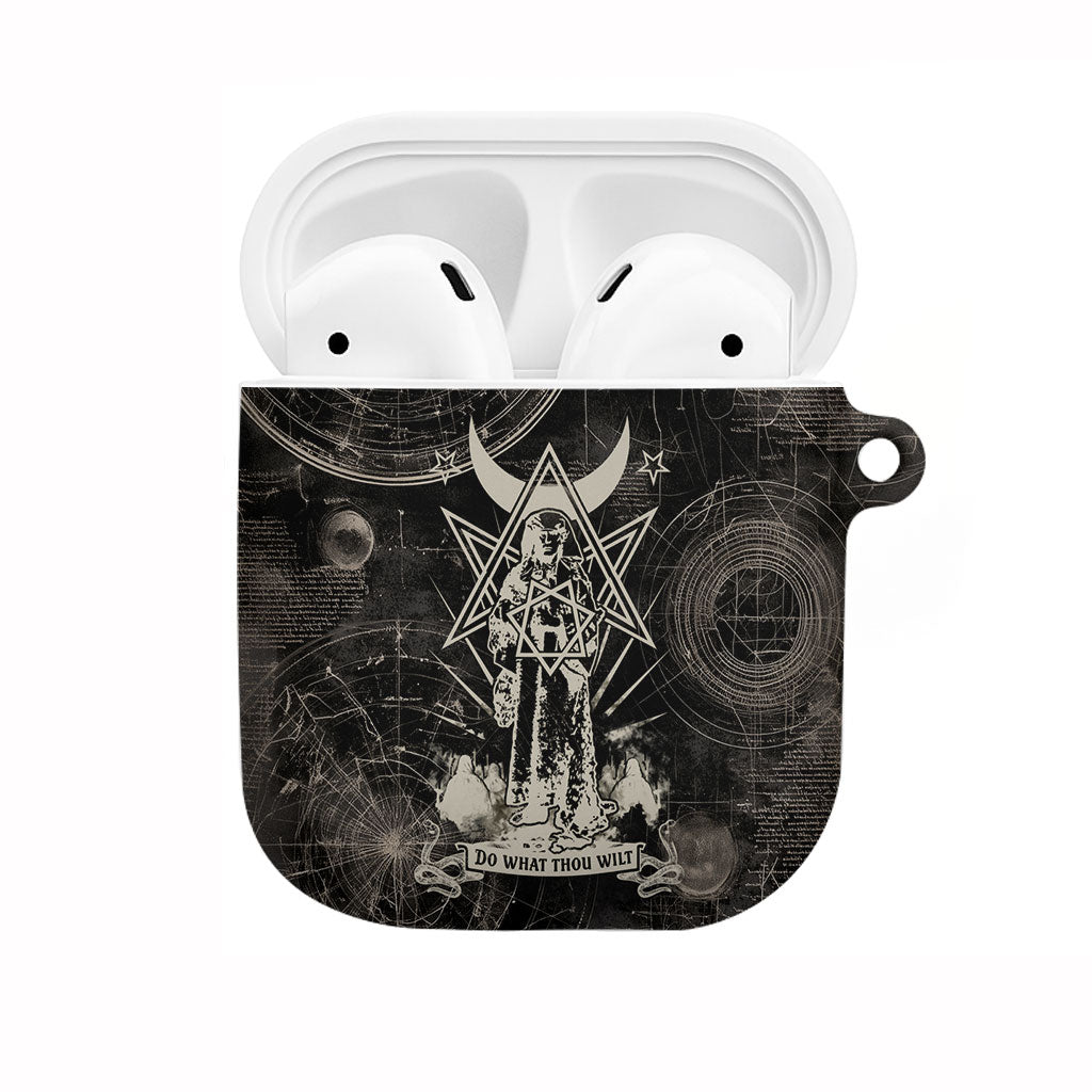 Ordo Templi Orientis Thelema AirPods Case Do What Thou Wilt Mystic Serpent