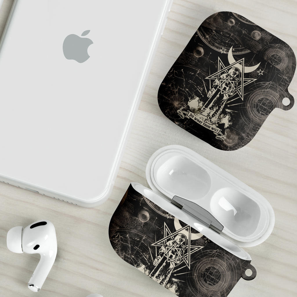 Ordo Templi Orientis Thelema AirPods Case Do What Thou Wilt Mystic Serpent