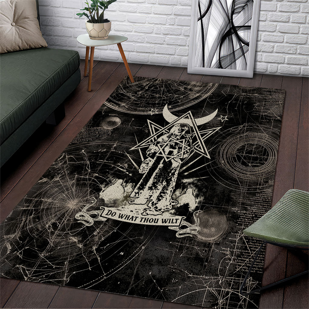 Ordo Templi Orientis Thelema Area Rug Do What Thou Wilt Mystic Serpent