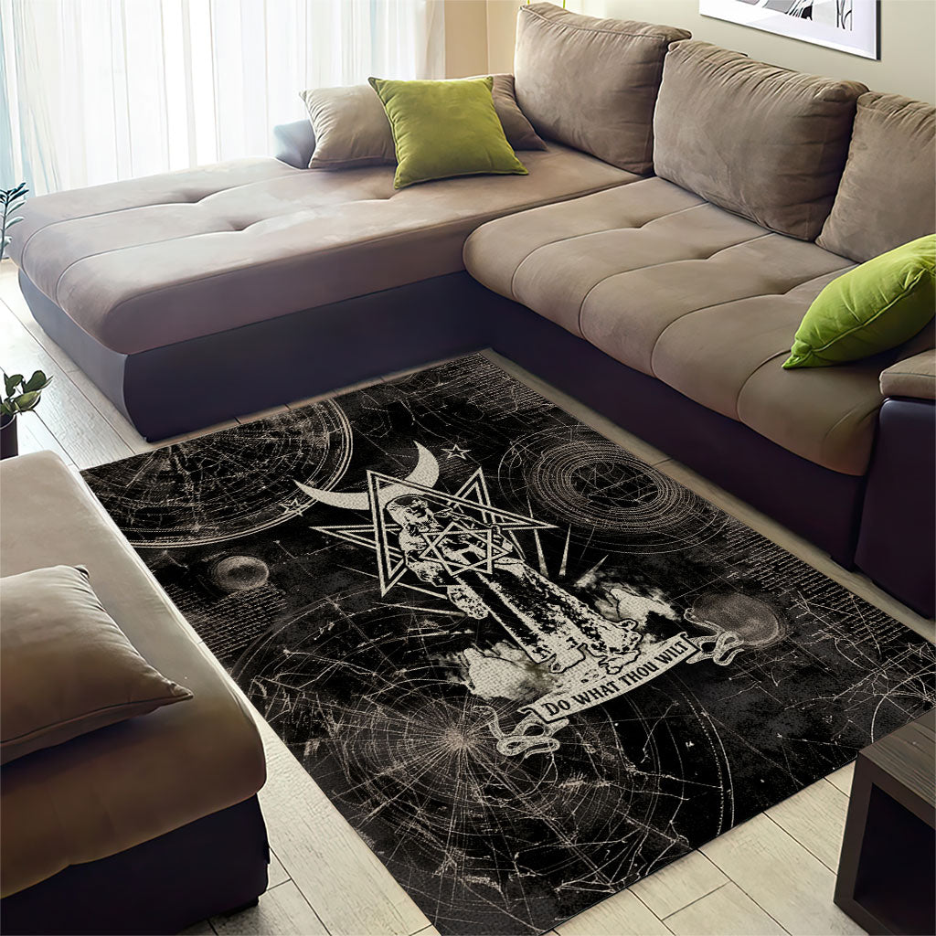Ordo Templi Orientis Thelema Area Rug Do What Thou Wilt Mystic Serpent