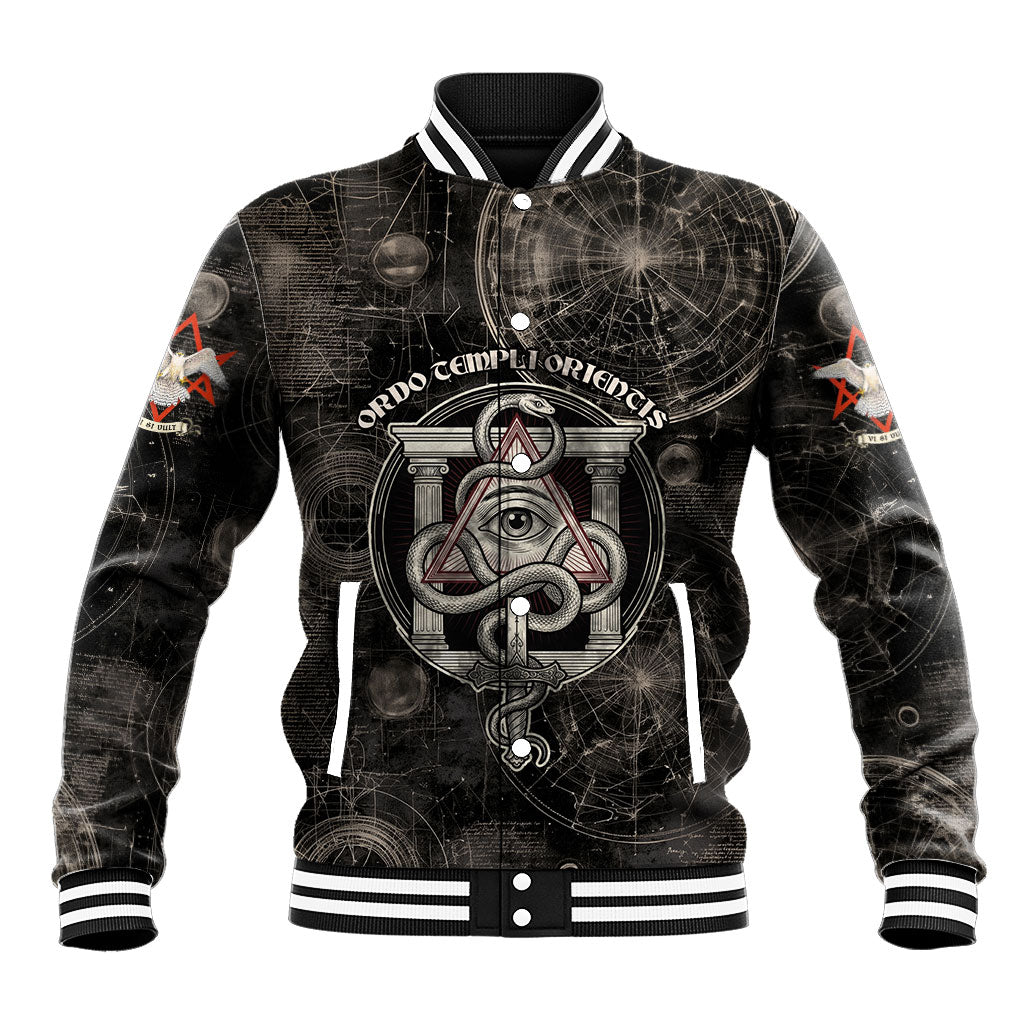 Ordo Templi Orientis Thelema Baseball Jacket Do What Thou Wilt Mystic Serpent