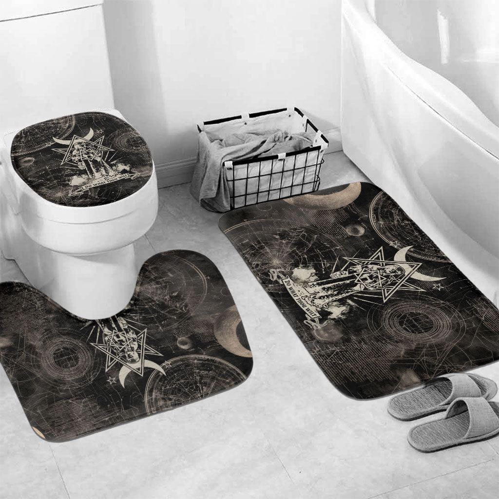 Ordo Templi Orientis Thelema Bathroom Set Do What Thou Wilt Mystic Serpent