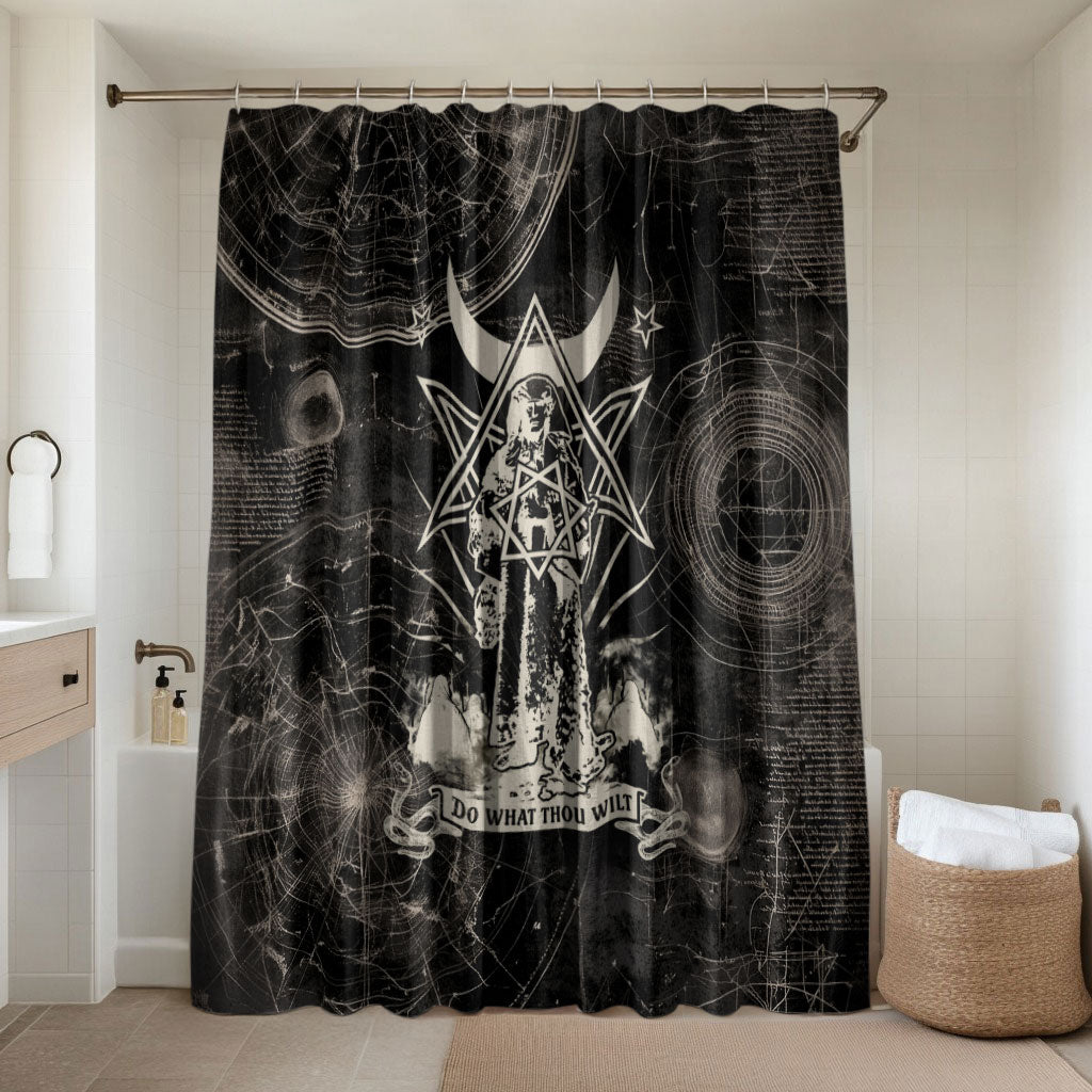 Ordo Templi Orientis Thelema Bathroom Set Do What Thou Wilt Mystic Serpent