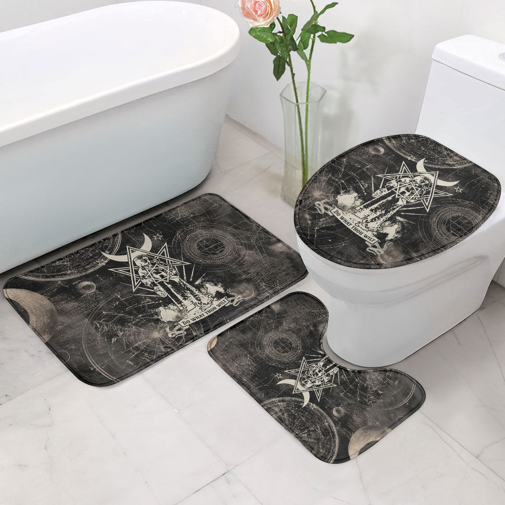 Ordo Templi Orientis Thelema Bathroom Set Do What Thou Wilt Mystic Serpent