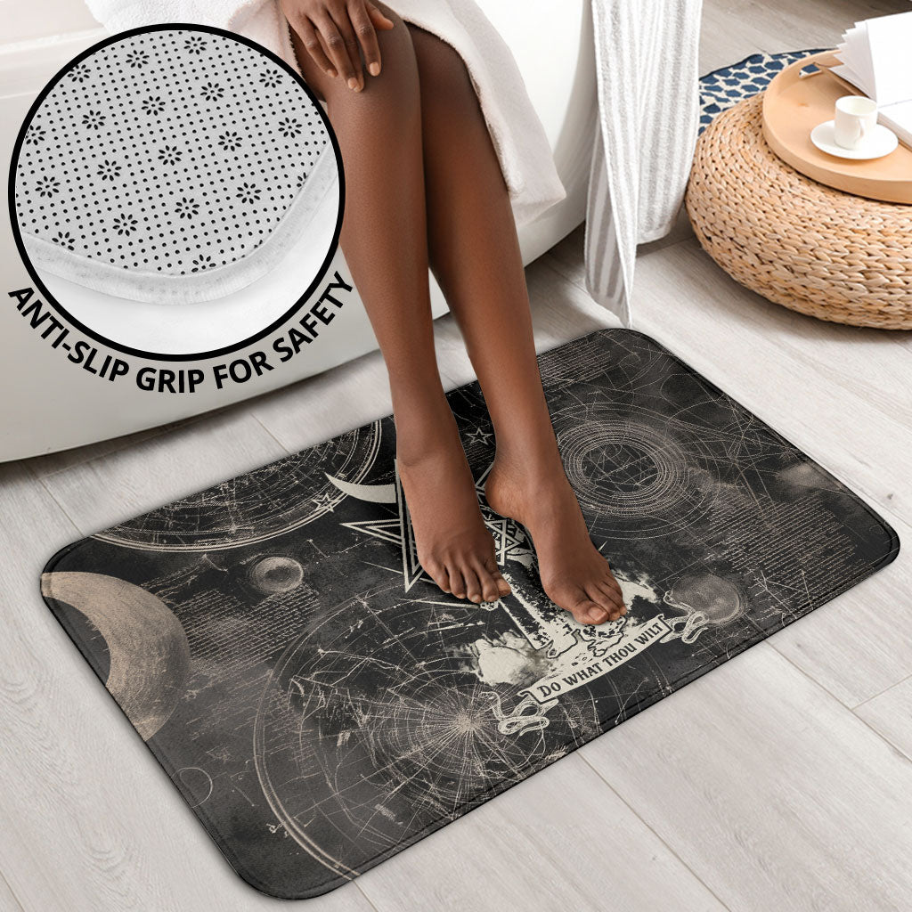 Ordo Templi Orientis Thelema Bathroom Set Do What Thou Wilt Mystic Serpent