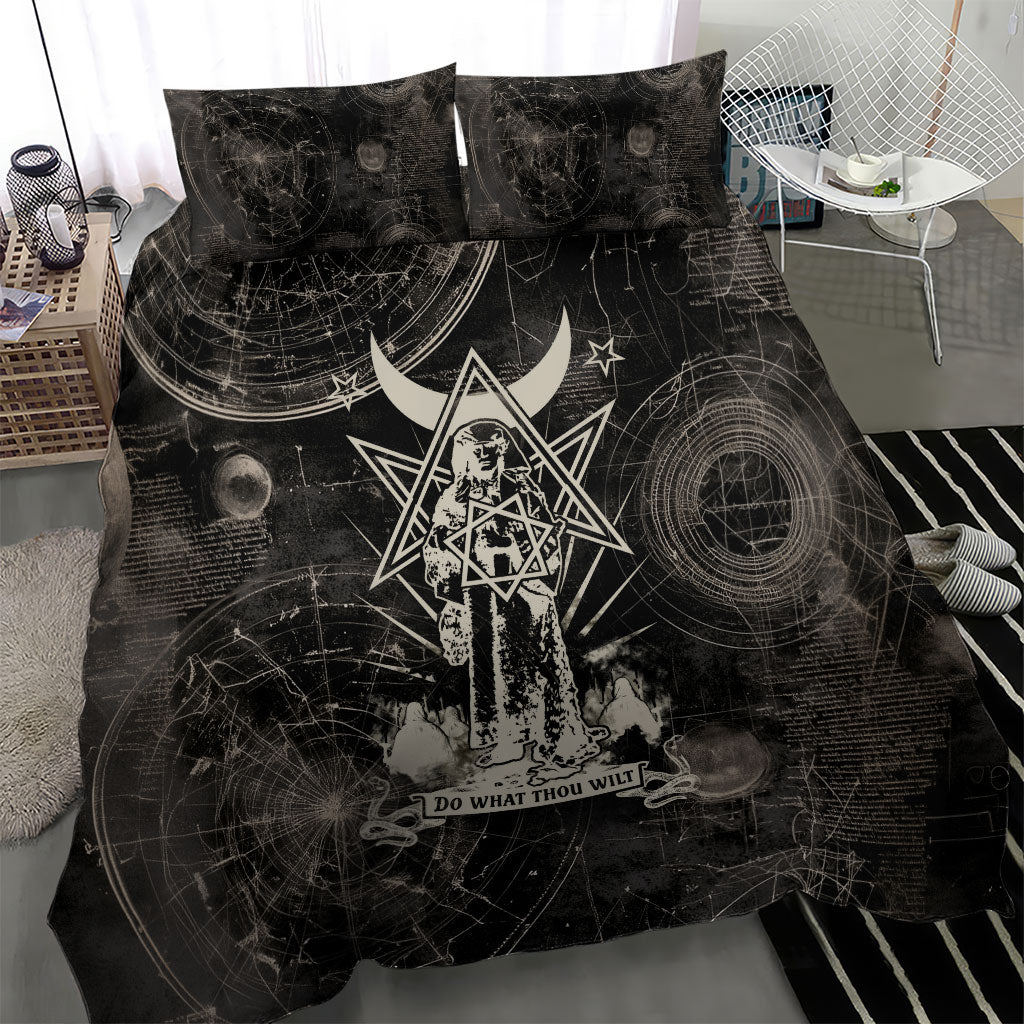 Ordo Templi Orientis Thelema Bedding Set Do What Thou Wilt Mystic Serpent