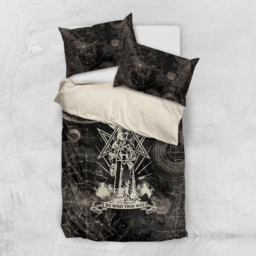 Ordo Templi Orientis Thelema Bedding Set Do What Thou Wilt Mystic Serpent