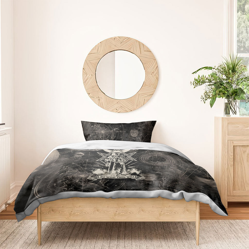 Ordo Templi Orientis Thelema Bedding Set Do What Thou Wilt Mystic Serpent
