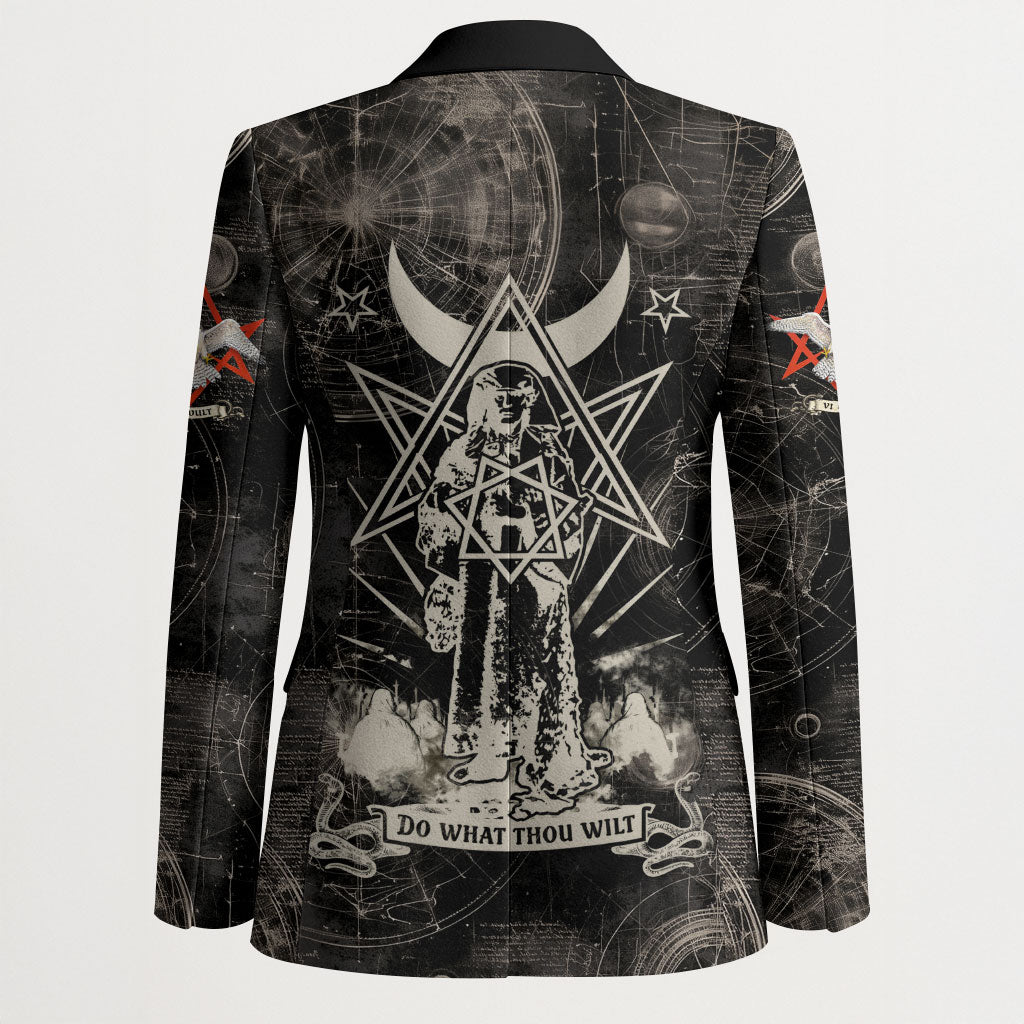 Ordo Templi Orientis Thelema Blazer Do What Thou Wilt Mystic Serpent