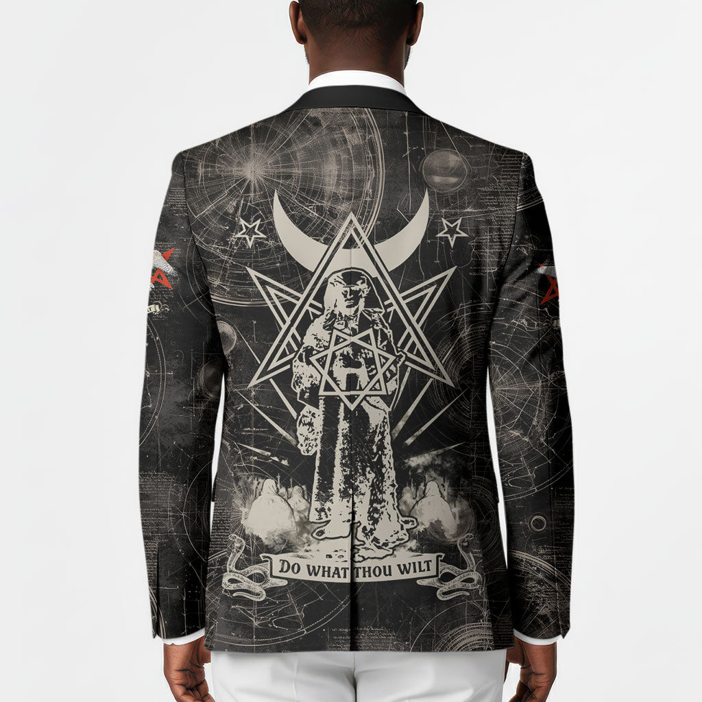 Ordo Templi Orientis Thelema Blazer Do What Thou Wilt Mystic Serpent
