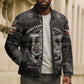 Ordo Templi Orientis Thelema Bomber Puffer Jacket Do What Thou Wilt Mystic Serpent