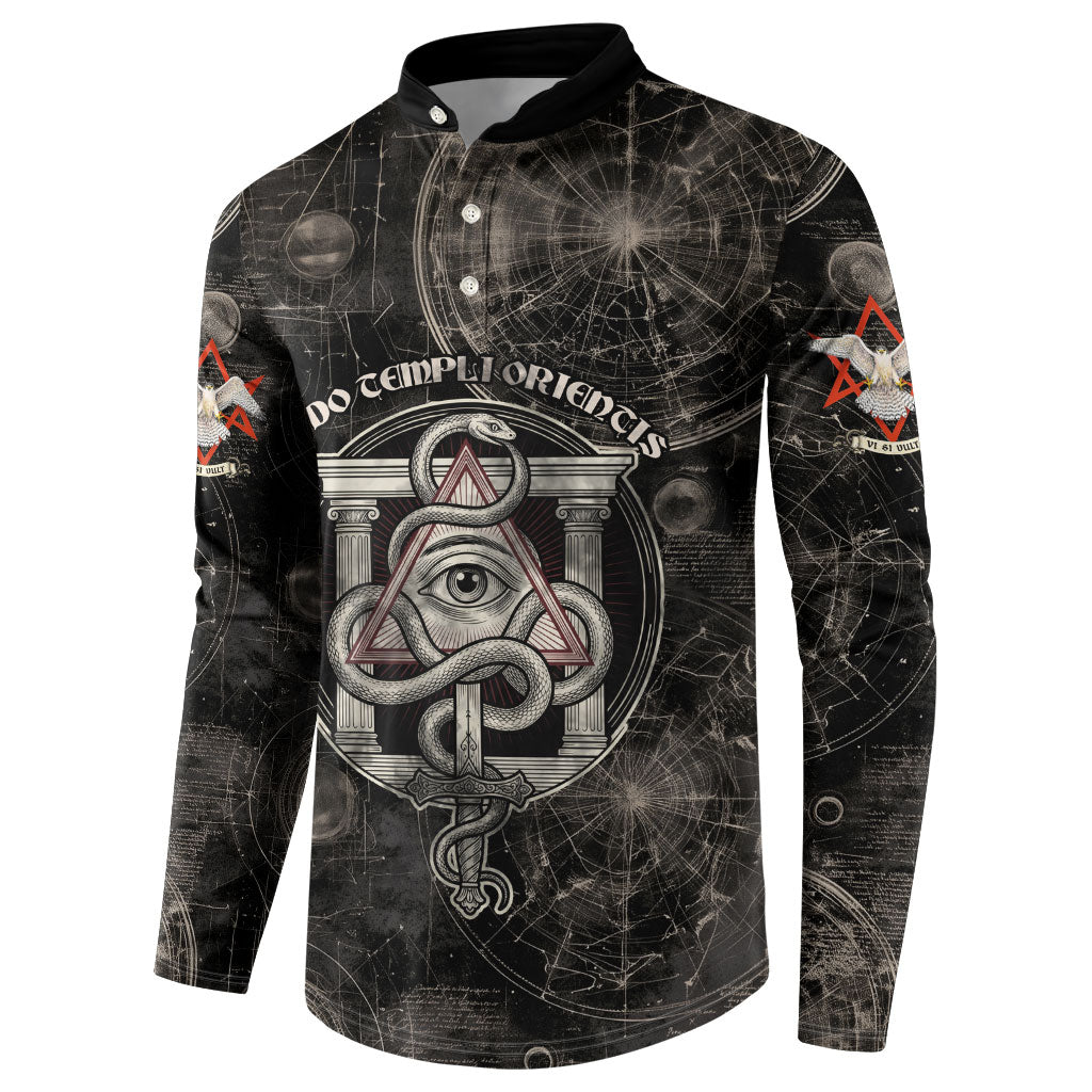 Ordo Templi Orientis Thelema Button Sweatshirt Do What Thou Wilt Mystic Serpent