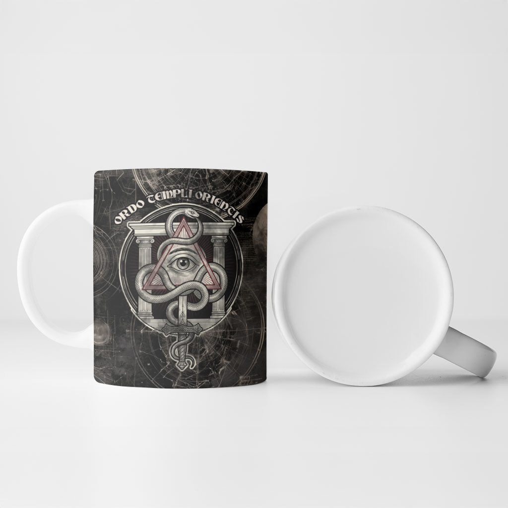 Ordo Templi Orientis Thelema Ceramic Mug Do What Thou Wilt Mystic Serpent