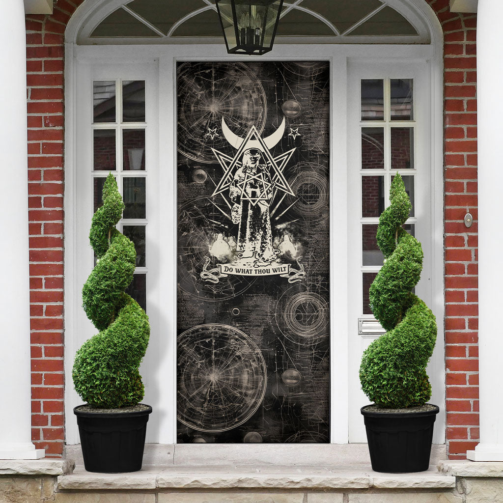 Ordo Templi Orientis Thelema Door Cover Do What Thou Wilt Mystic Serpent