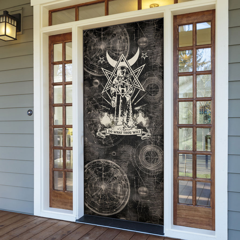 Ordo Templi Orientis Thelema Door Cover Do What Thou Wilt Mystic Serpent