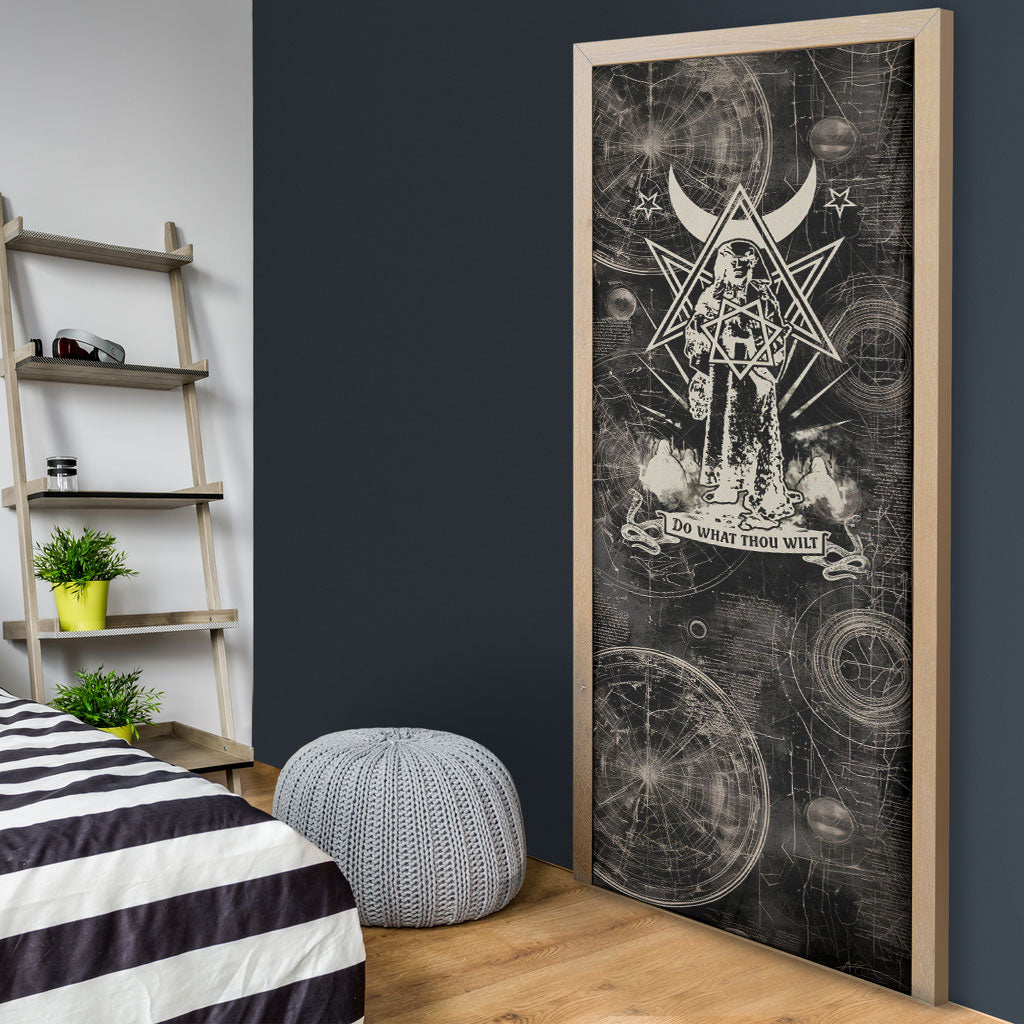Ordo Templi Orientis Thelema Door Cover Do What Thou Wilt Mystic Serpent