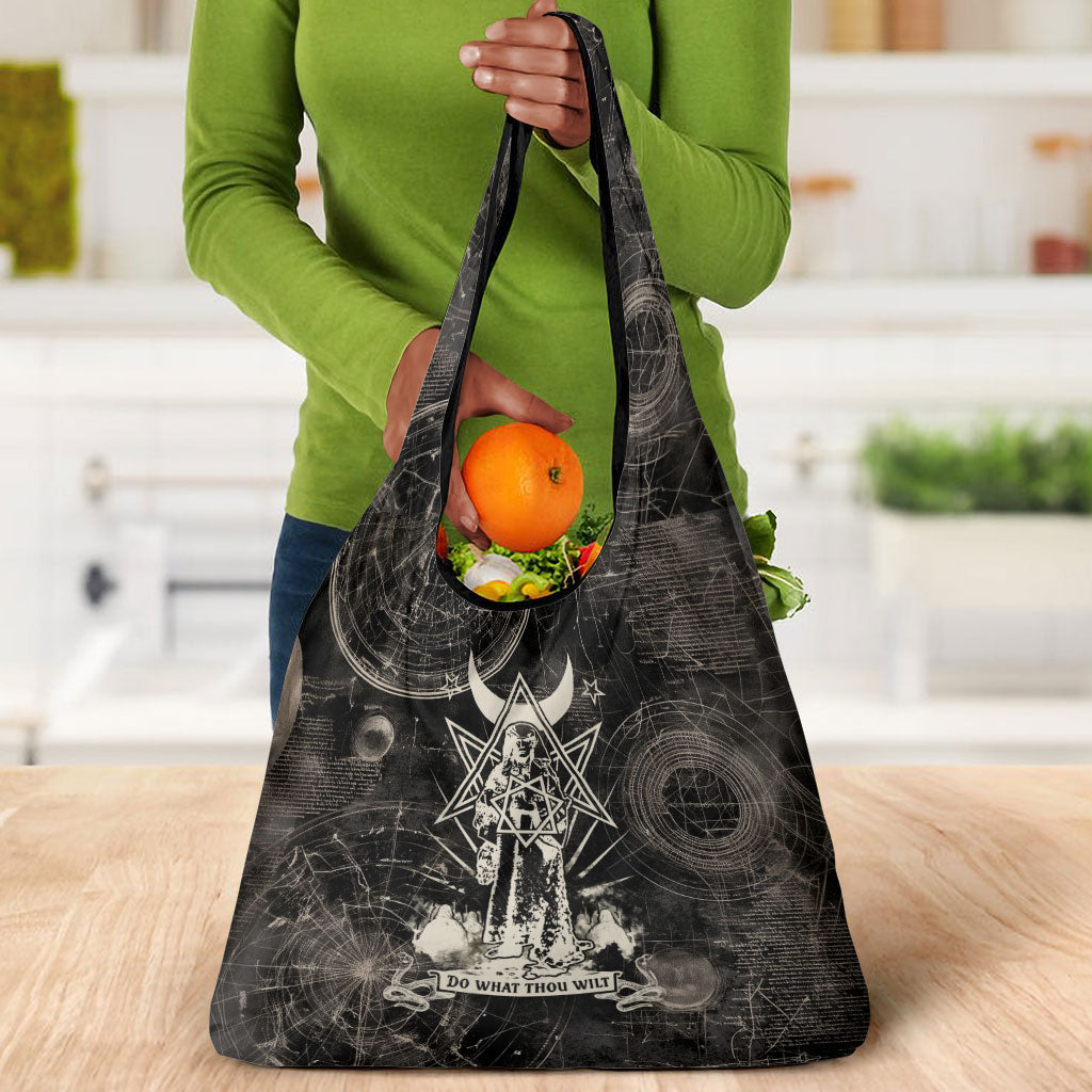 Ordo Templi Orientis Thelema Grocery Bag Do What Thou Wilt Mystic Serpent