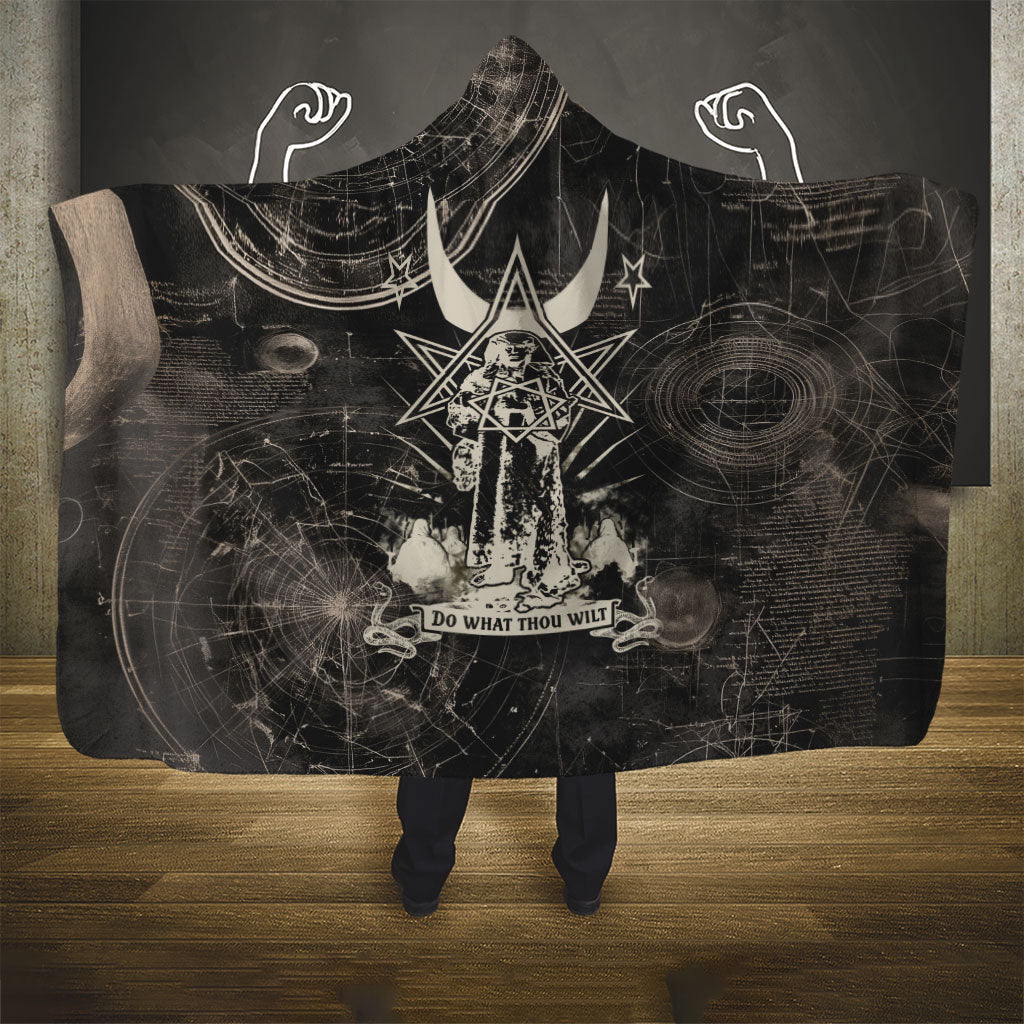 Ordo Templi Orientis Thelema Hooded Blanket Do What Thou Wilt Mystic Serpent