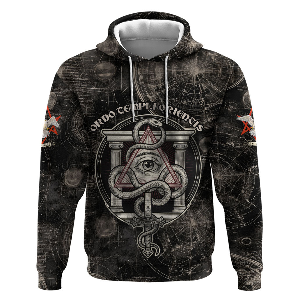Ordo Templi Orientis Thelema Hoodie Do What Thou Wilt Mystic Serpent