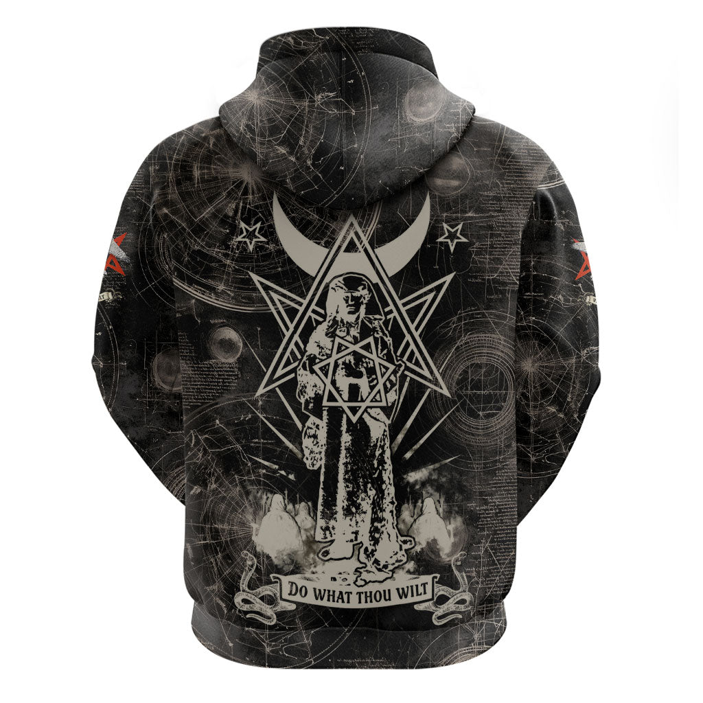 Ordo Templi Orientis Thelema Hoodie Do What Thou Wilt Mystic Serpent