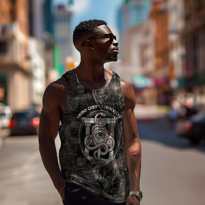 Ordo Templi Orientis Thelema Men Tank Top Do What Thou Wilt Mystic Serpent