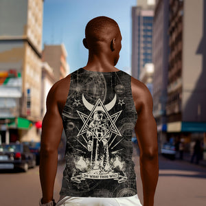 Ordo Templi Orientis Thelema Men Tank Top Do What Thou Wilt Mystic Serpent