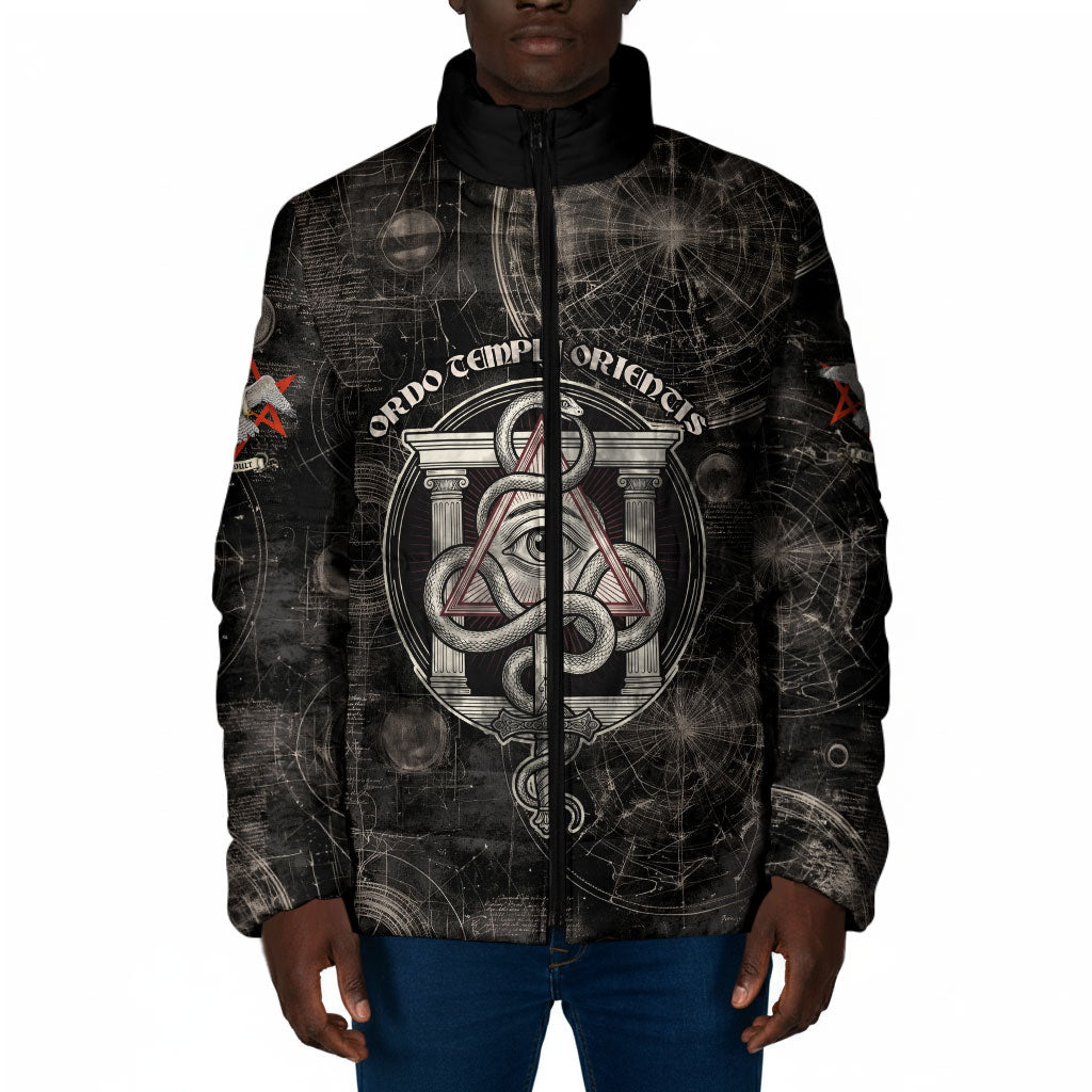 Ordo Templi Orientis Thelema Padded Jacket Do What Thou Wilt Mystic Serpent